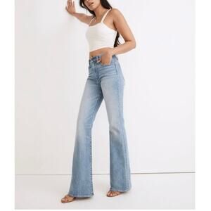Madewell Women's The Perfect Vintage Flared Leg Jeans Stretch Blue‎ Size 29